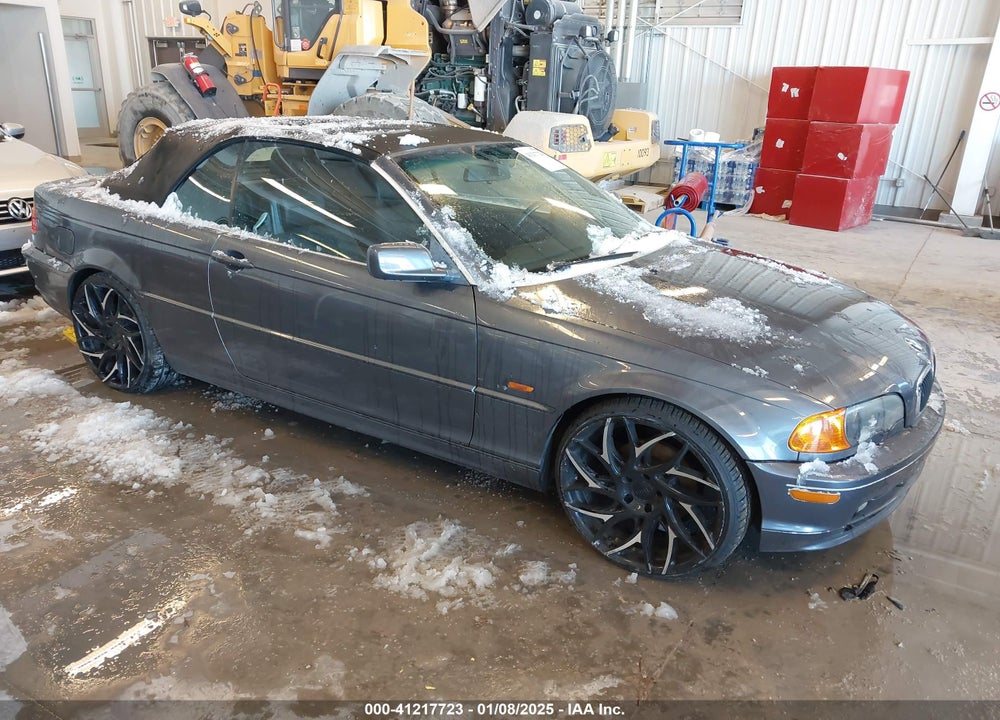2002 BMW 325CI VIN: WBABS33452PG88235