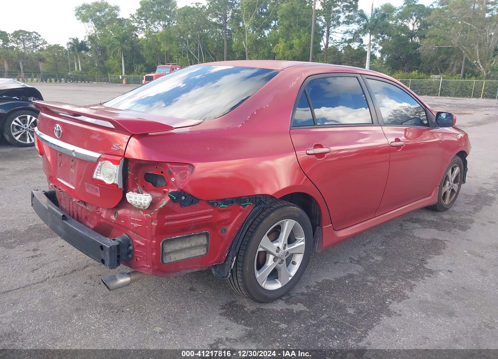 2012 TOYOTA COROLLA S VIN: 5YFBU4EE0CP032630