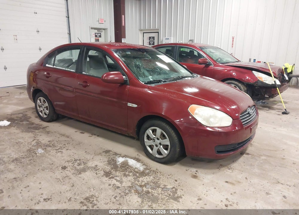 2007 HYUNDAI ACCENT GLS VIN: KMHCN46C47U085513