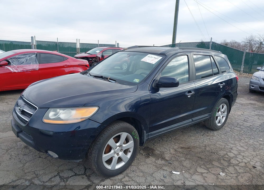2008 HYUNDAI SANTA FE LIMITED/SE VIN: 5NMSH13E28H212960