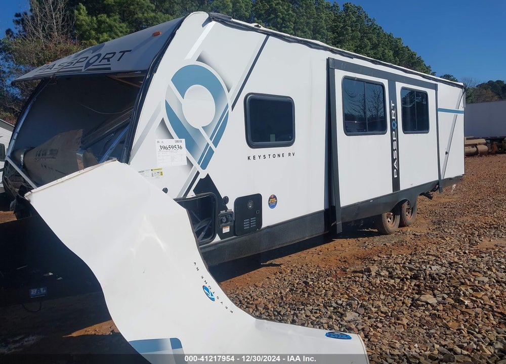 2024 KEYSTONE TRAVEL TRAILER VIN: 4YDTPPM2XRD412510