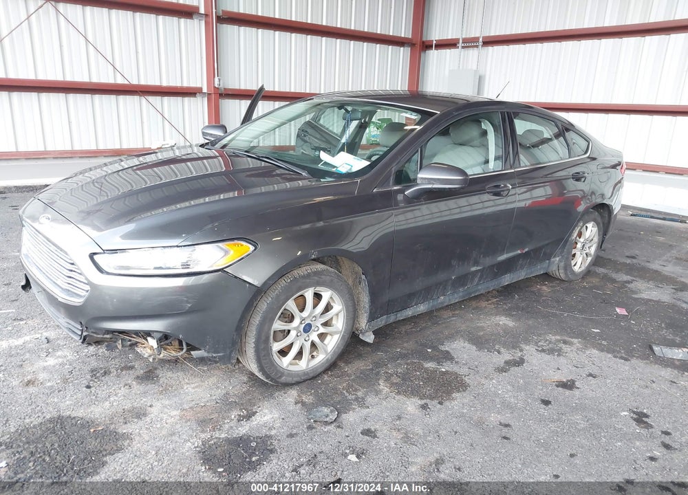 2016 FORD FUSION S VIN: 3FA6P0G73GR177327