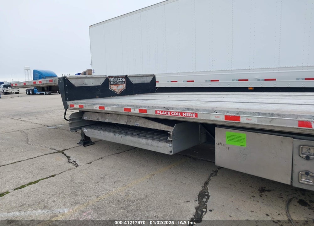 2024 BRAZOS TRAILERS FLATBED SEMI TRAILER VIN: 4B9BKFS21RH054738