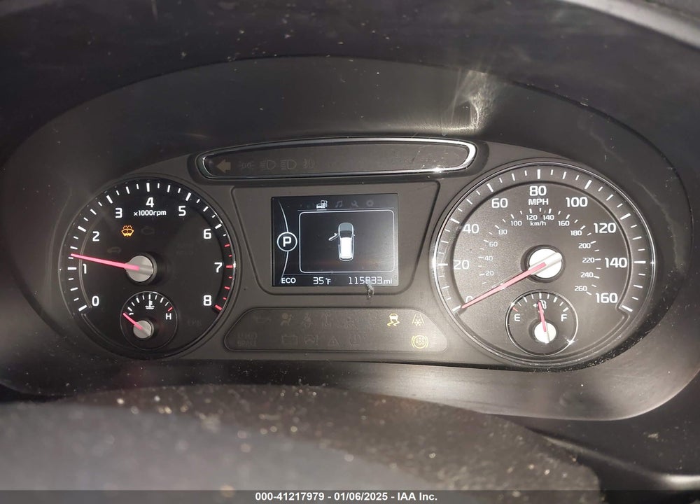 2016 KIA SORENTO 2.4L LX VIN: 5XYPGDA36GG112848