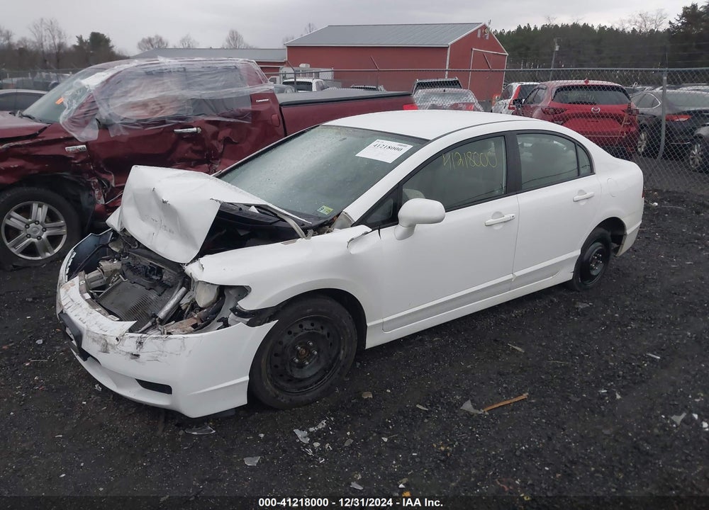 2009 HONDA CIVIC LX VIN: 2HGFA16539H539870