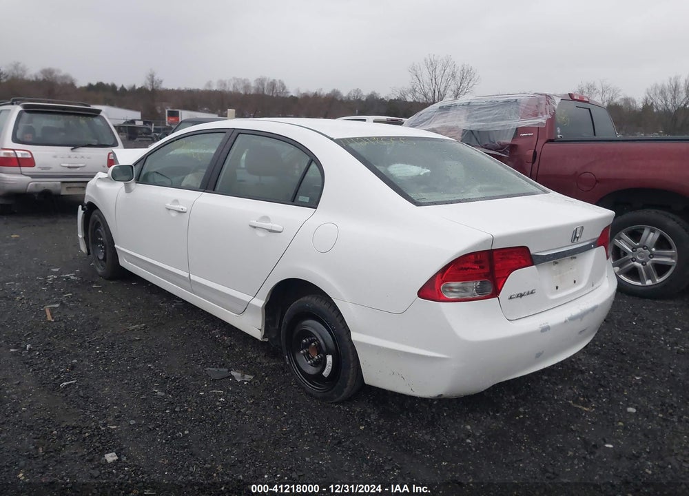 2009 HONDA CIVIC LX VIN: 2HGFA16539H539870