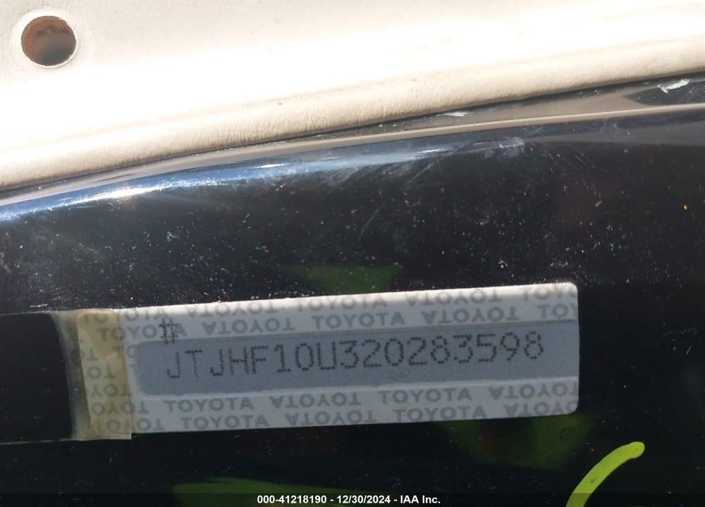 1999 LEXUS RX 300 VIN: JT6GF10U8X0036817