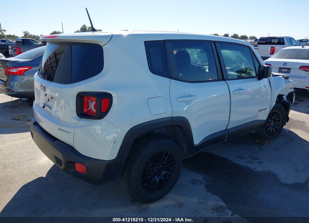 2017 JEEP RENEGADE SPORT 4X4 VIN: ZACCJBAB4HPE90986