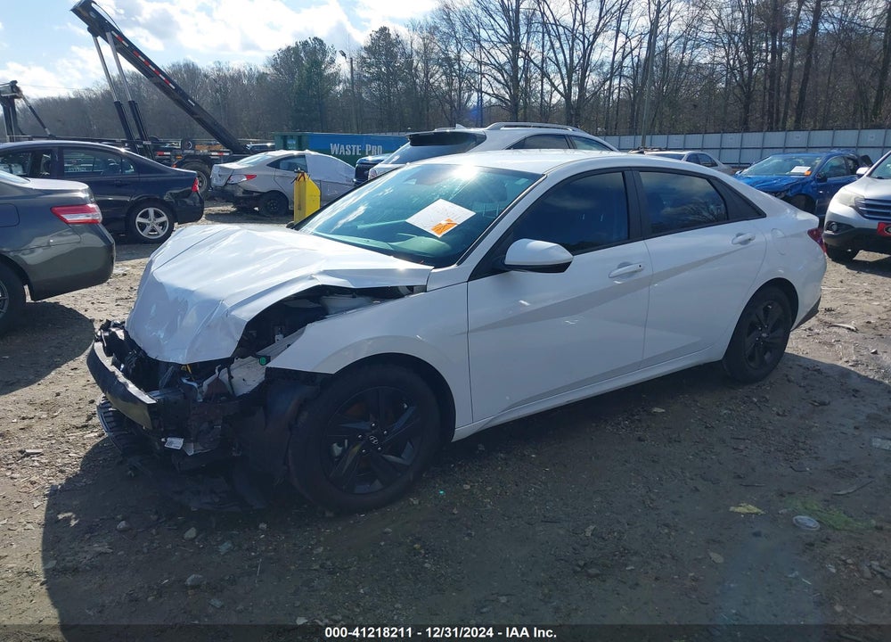 2021 HYUNDAI ELANTRA SEL VIN: 5NPLS4AG3MH025137