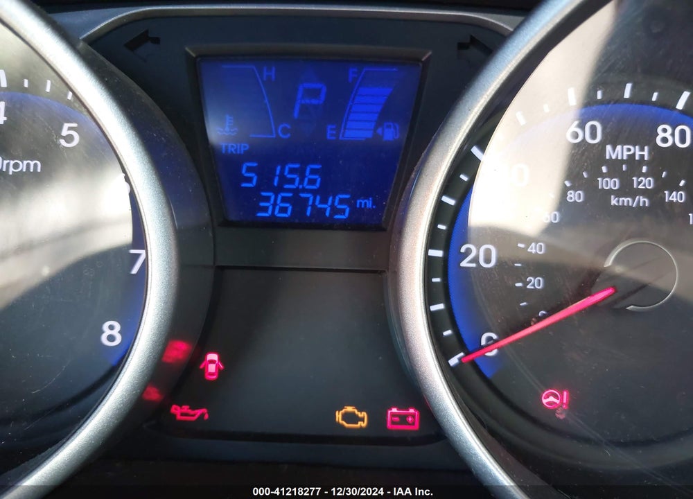 2014 HYUNDAI TUCSON SE VIN: KM8JUCAG2EU897498