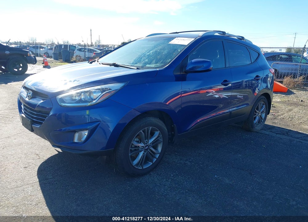 2014 HYUNDAI TUCSON SE VIN: KM8JUCAG2EU897498