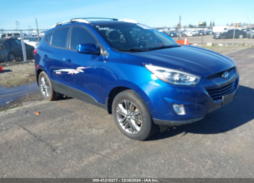 2014 HYUNDAI TUCSON SE VIN: KM8JUCAG2EU897498