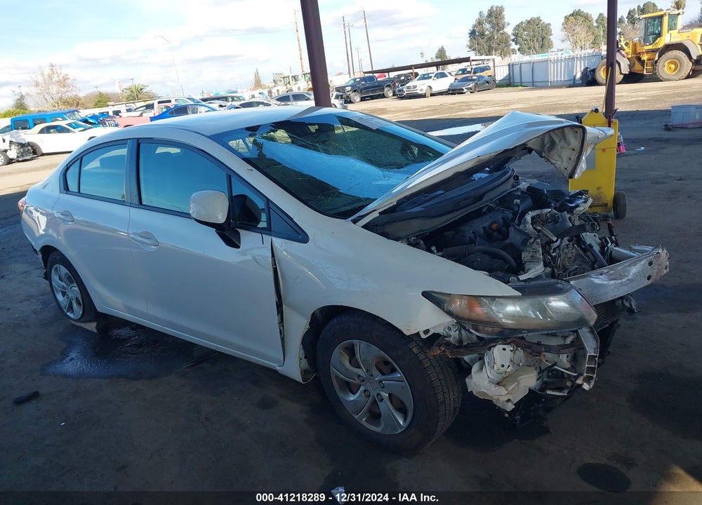 2013 HONDA CIVIC LX VIN: 19XFB2F59DE281523