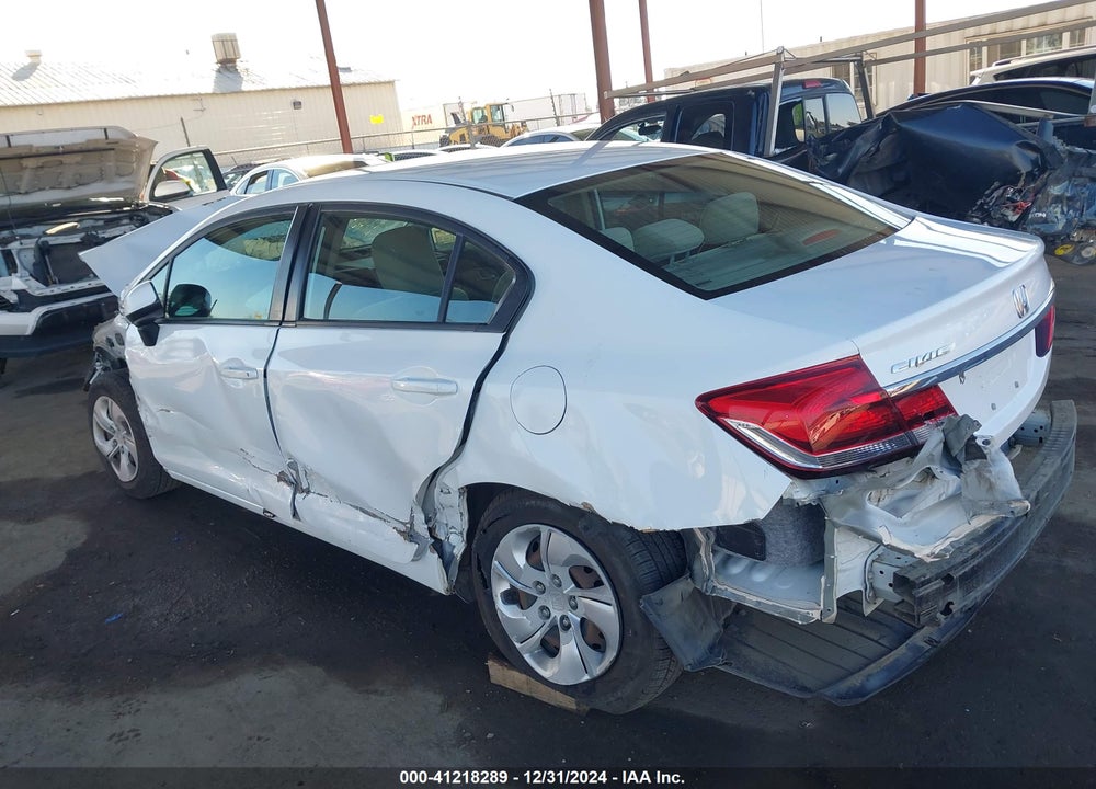 2013 HONDA CIVIC LX VIN: 19XFB2F59DE281523