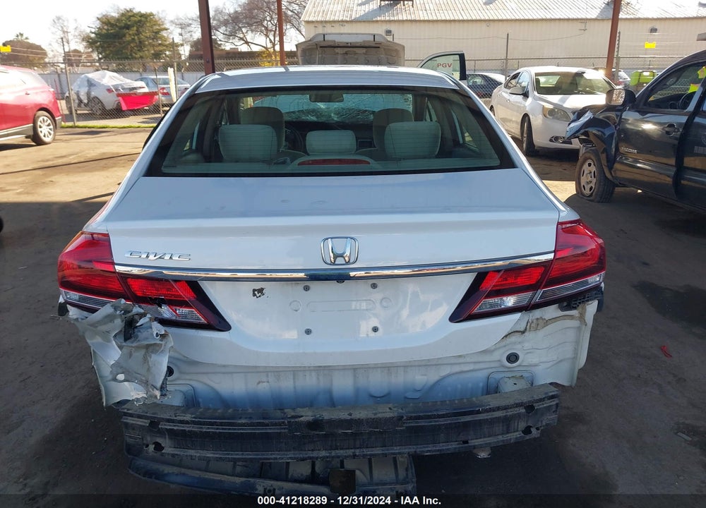 2013 HONDA CIVIC LX VIN: 19XFB2F59DE281523