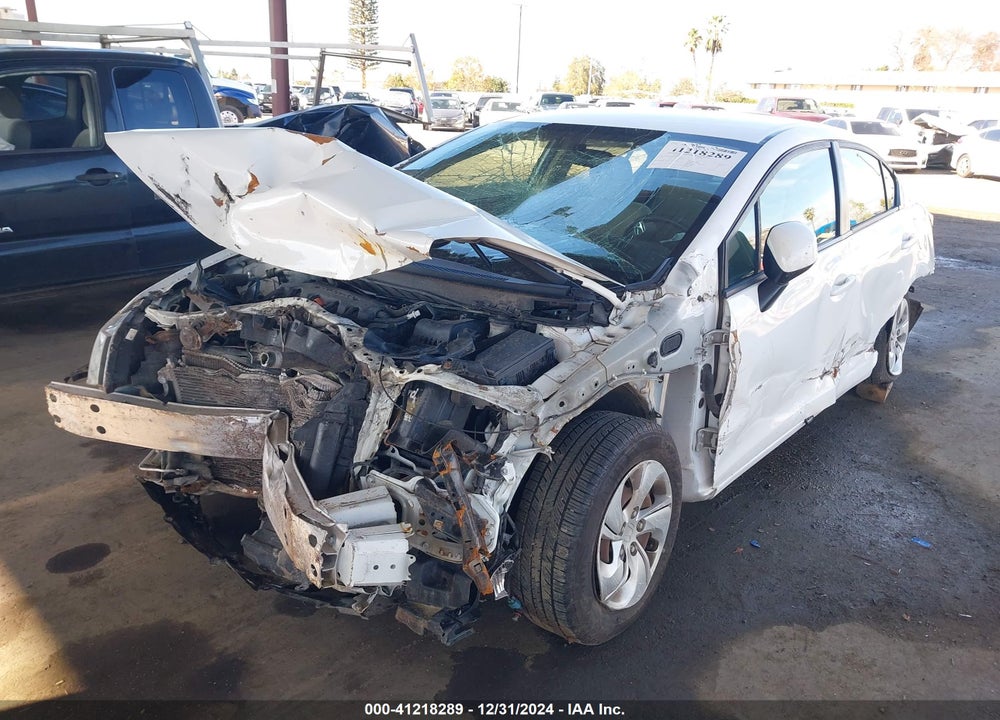 2013 HONDA CIVIC LX VIN: 19XFB2F59DE281523