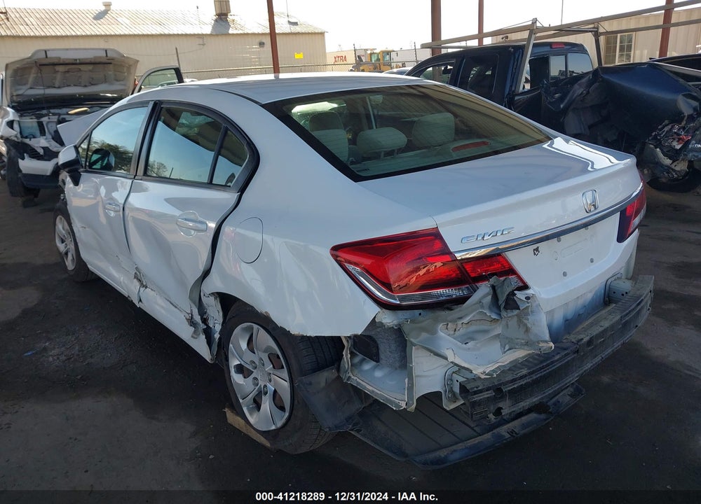 2013 HONDA CIVIC LX VIN: 19XFB2F59DE281523
