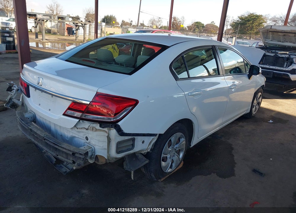 2013 HONDA CIVIC LX VIN: 19XFB2F59DE281523