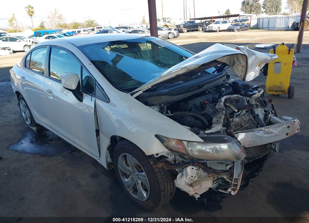 2013 HONDA CIVIC LX VIN: 19XFB2F59DE281523