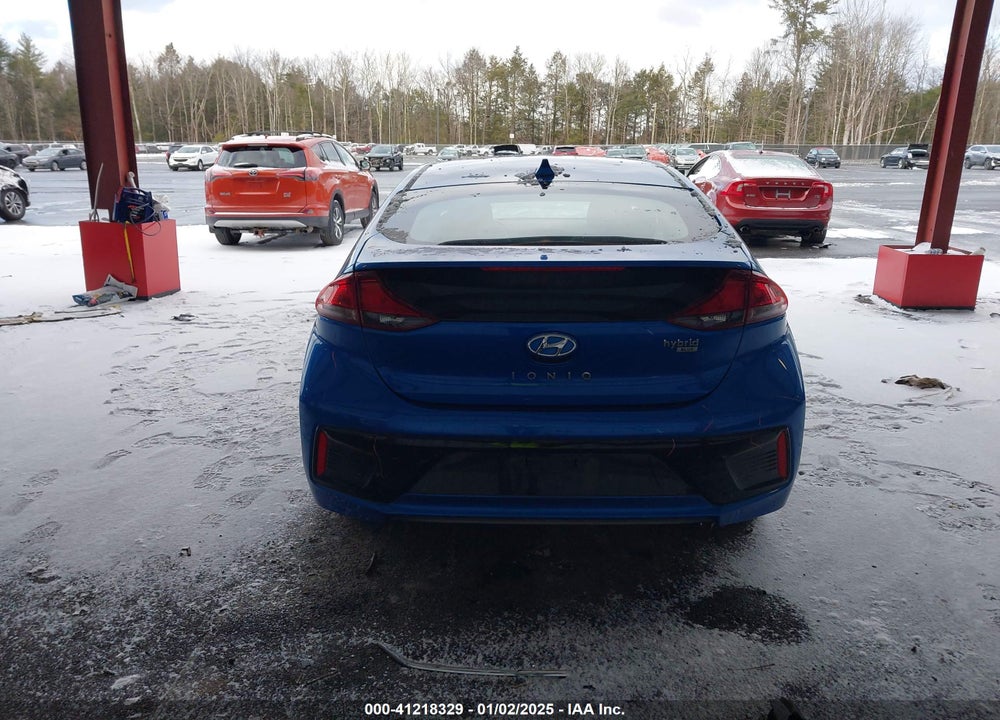 2018 HYUNDAI IONIQ HYBRID BLUE VIN: KMHC65LC1JU064844
