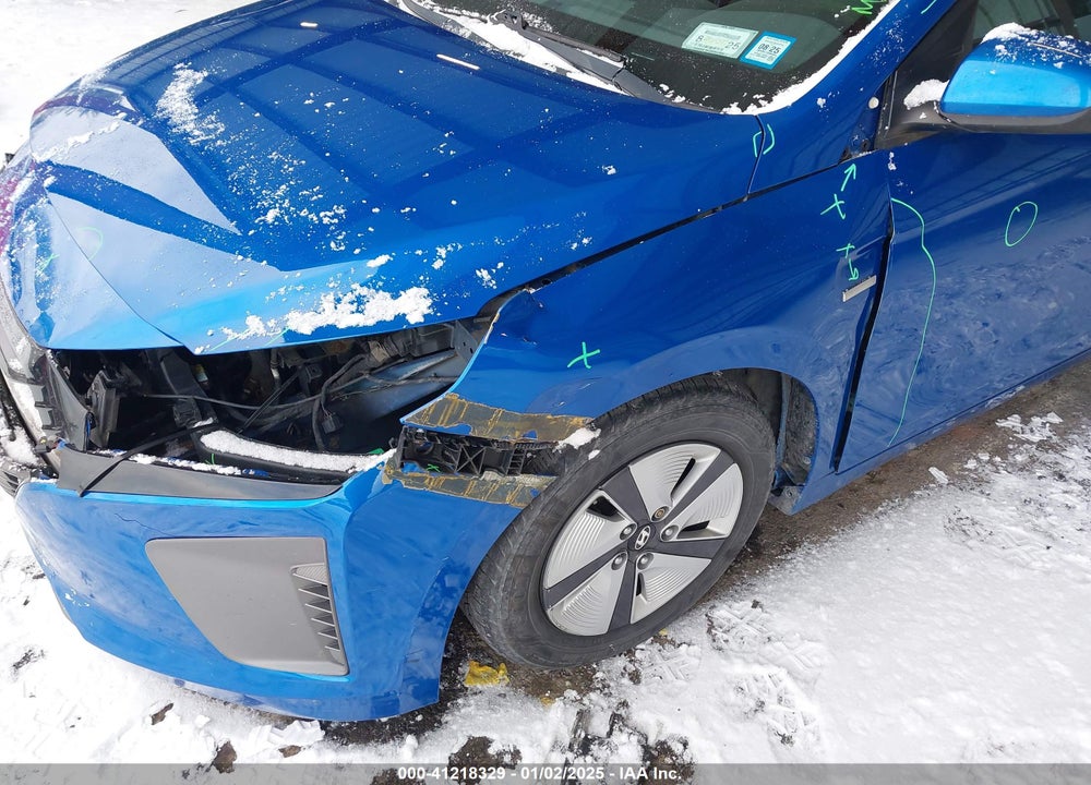 2018 HYUNDAI IONIQ HYBRID BLUE VIN: KMHC65LC1JU064844