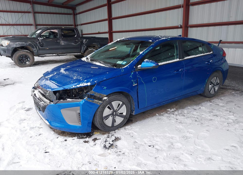 2018 HYUNDAI IONIQ HYBRID BLUE VIN: KMHC65LC1JU064844