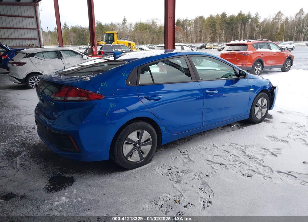 2018 HYUNDAI IONIQ HYBRID BLUE VIN: KMHC65LC1JU064844