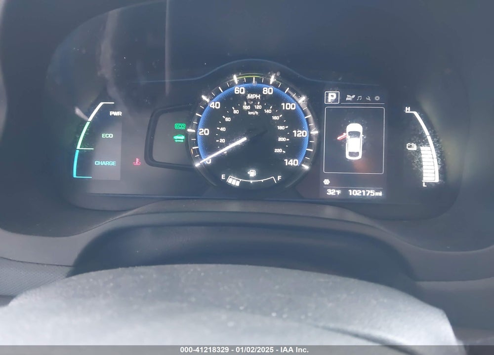 2018 HYUNDAI IONIQ HYBRID BLUE VIN: KMHC65LC1JU064844
