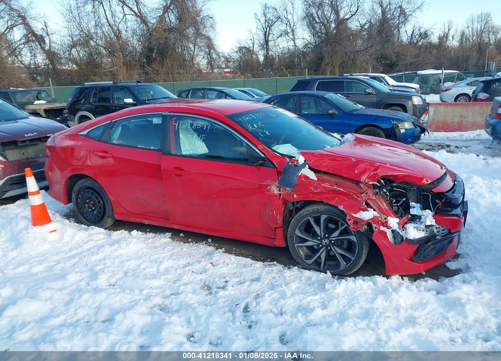 2019 HONDA CIVIC SPORT VIN: 2HGFC2F88KH551903