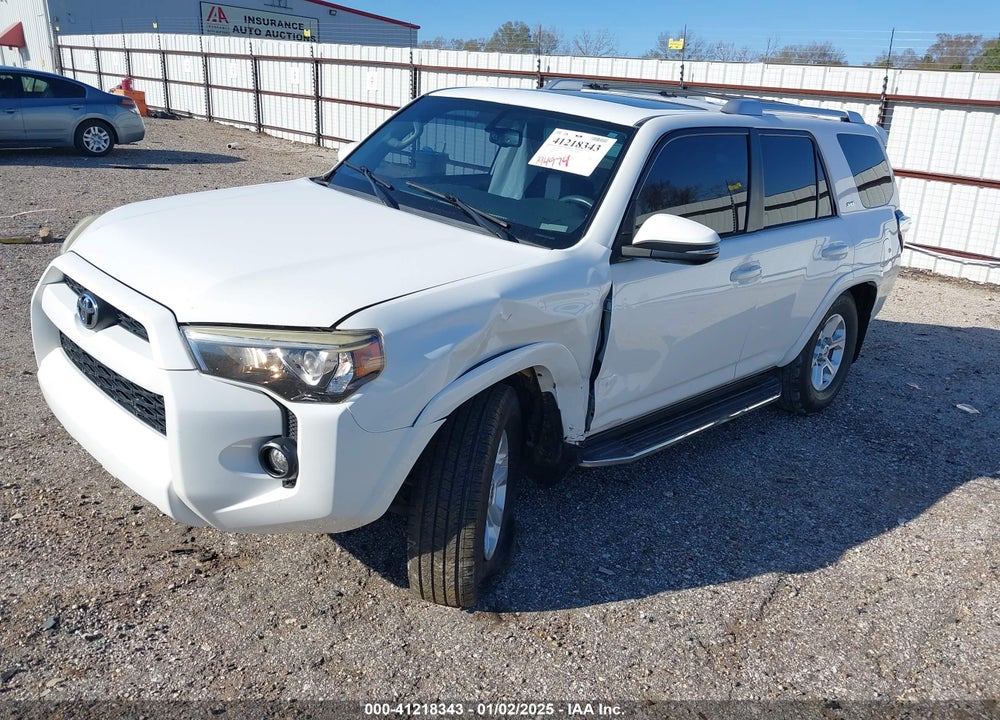 2016 TOYOTA 4RUNNER SR5 PREMIUM VIN: JTEZU5JRXG5126042