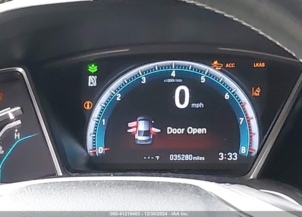 2019 HONDA CIVIC VIN: 19XFC1F70KE018732