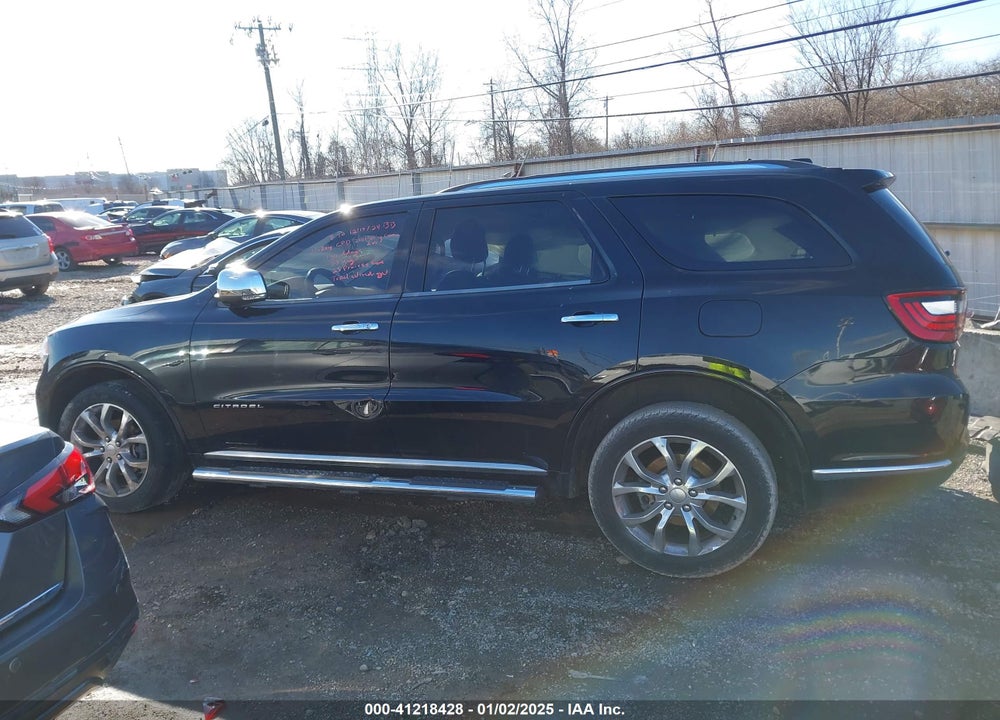 2018 DODGE DURANGO CITADEL AWD VIN: 1C4SDJET4JC415196