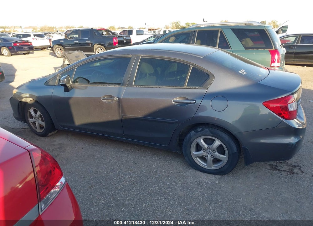 2012 HONDA CIVIC NATURAL GAS VIN: 19XFB5F59CE003589