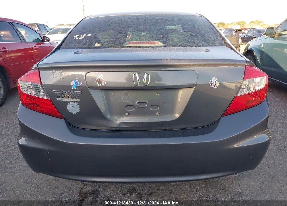 2012 HONDA CIVIC NATURAL GAS VIN: 19XFB5F59CE003589