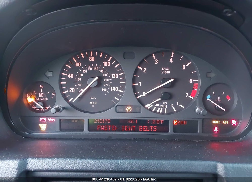 2003 BMW X5 3.0I VIN: 5UXFA53593LV98909