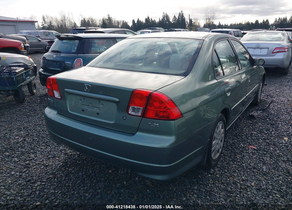2004 HONDA CIVIC LX VIN: 2HGES16504H590485