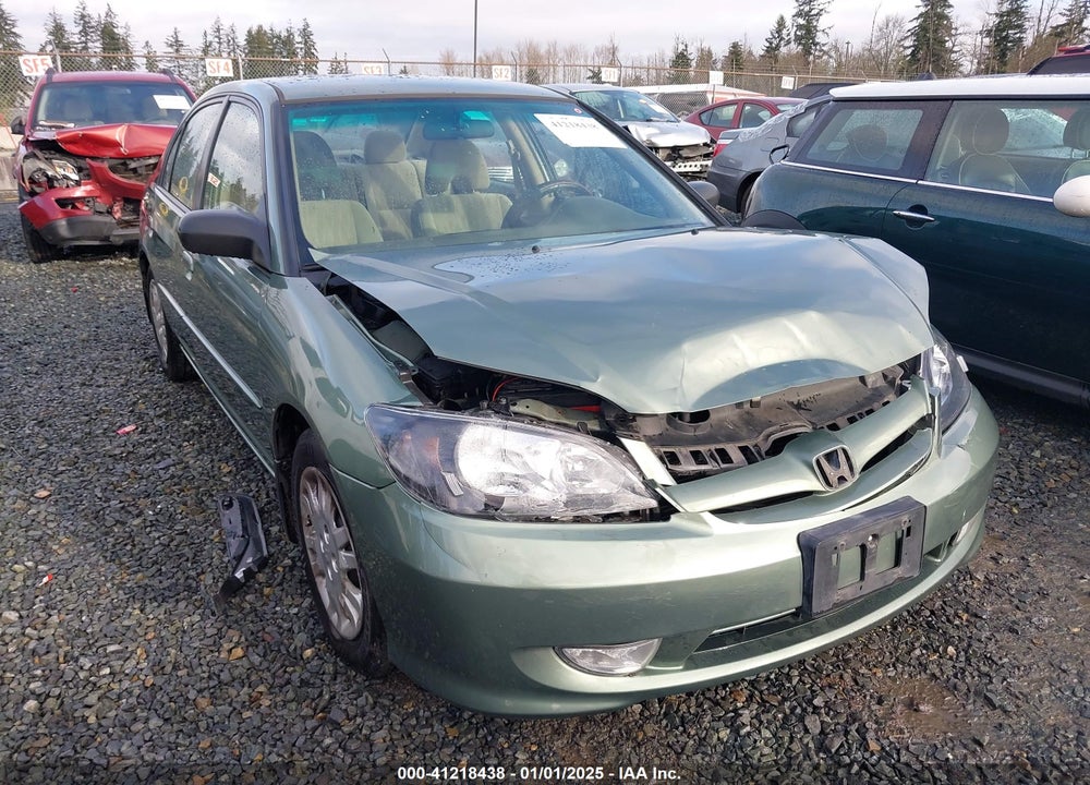 2004 HONDA CIVIC LX VIN: 2HGES16504H590485