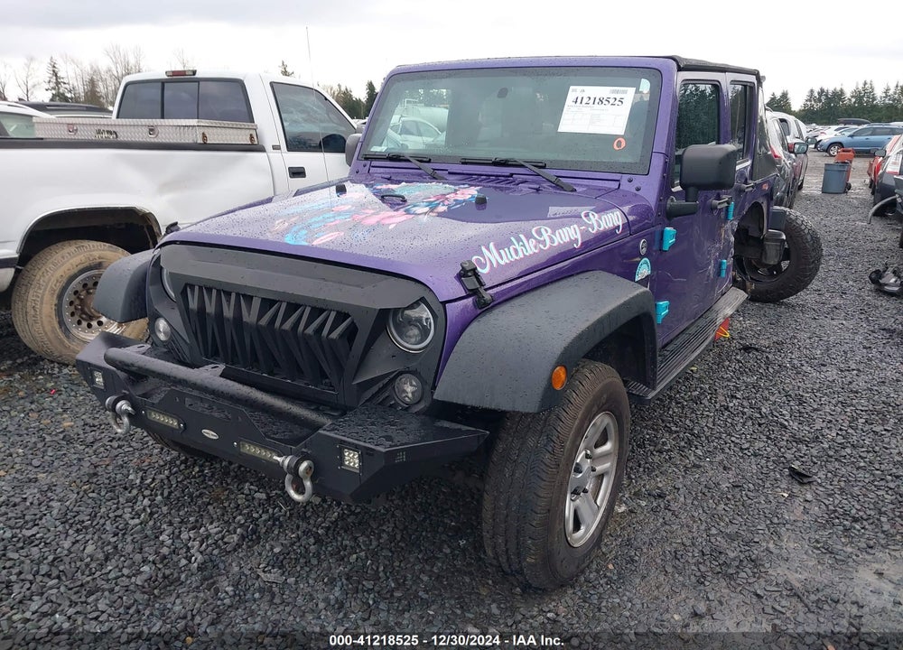 2018 JEEP WRANGLER JK UNLIMITED SPORT 4X4 VIN: 1C4BJWDG0JL847049