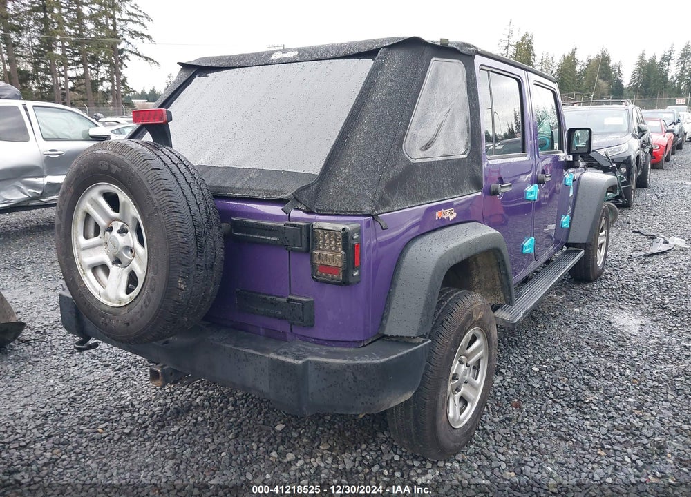 2018 JEEP WRANGLER JK UNLIMITED SPORT 4X4 VIN: 1C4BJWDG0JL847049