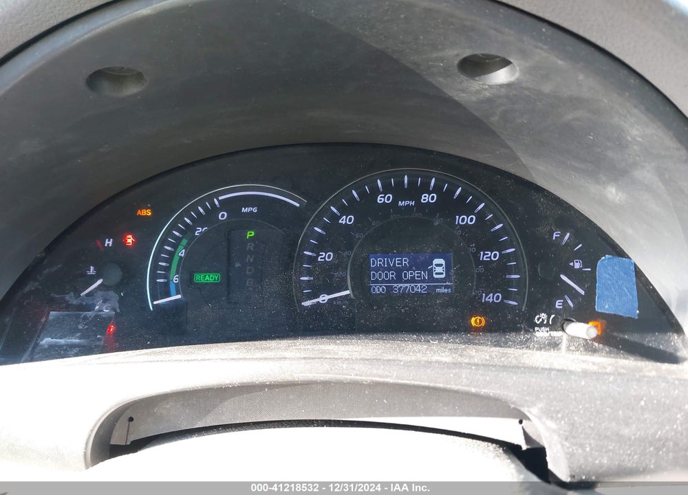 2011 TOYOTA CAMRY HYBRID VIN: 4T1BB3EK3BU134684