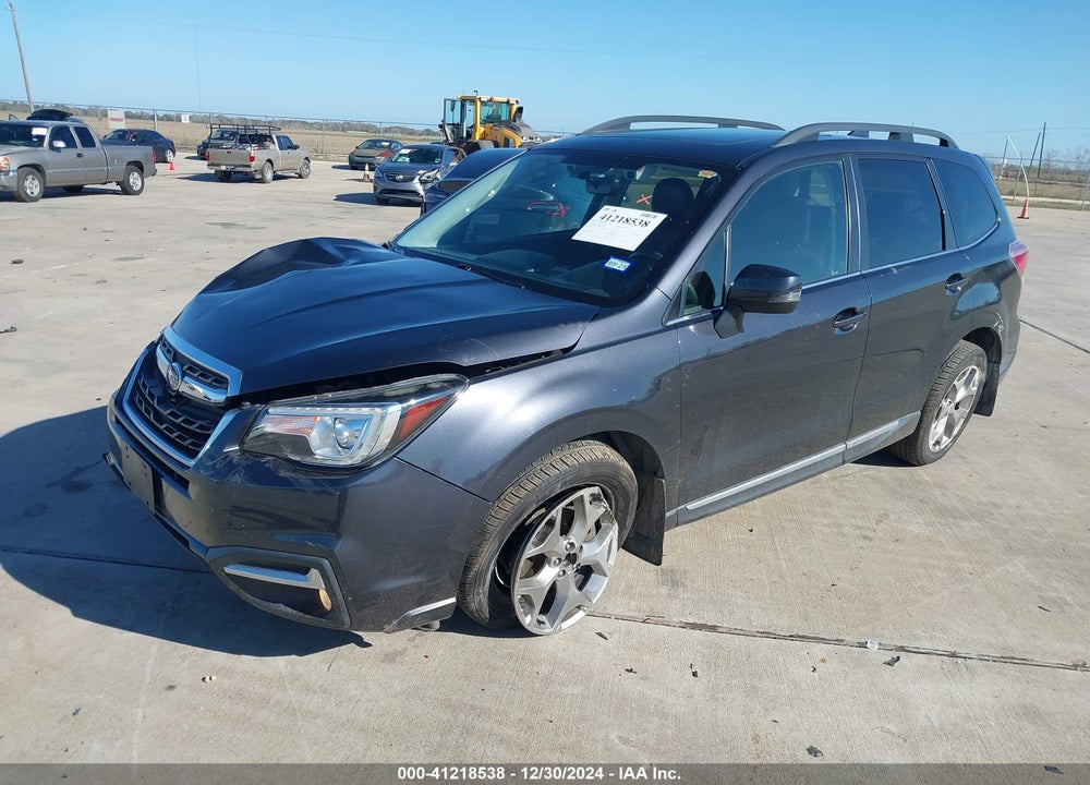 2018 SUBARU FORESTER 2.5I TOURING VIN: JF2SJAWC8JH464378