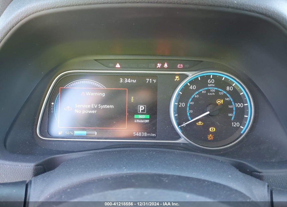 2019 NISSAN LEAF VIN: 1N4AZ1CP2KC304091
