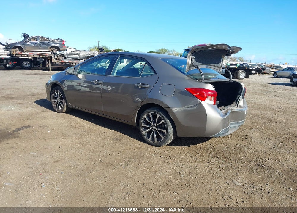 2017 TOYOTA COROLLA VIN: 5YFBURHE7HP628155