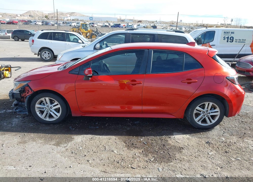 2019 TOYOTA COROLLA VIN: JTNK4RBE6K3054393