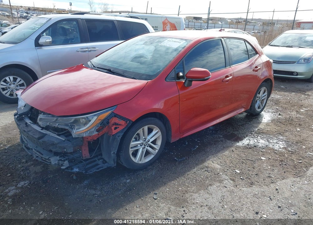 2019 TOYOTA COROLLA VIN: JTNK4RBE6K3054393