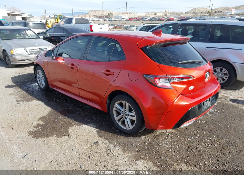 2019 TOYOTA COROLLA VIN: JTNK4RBE6K3054393