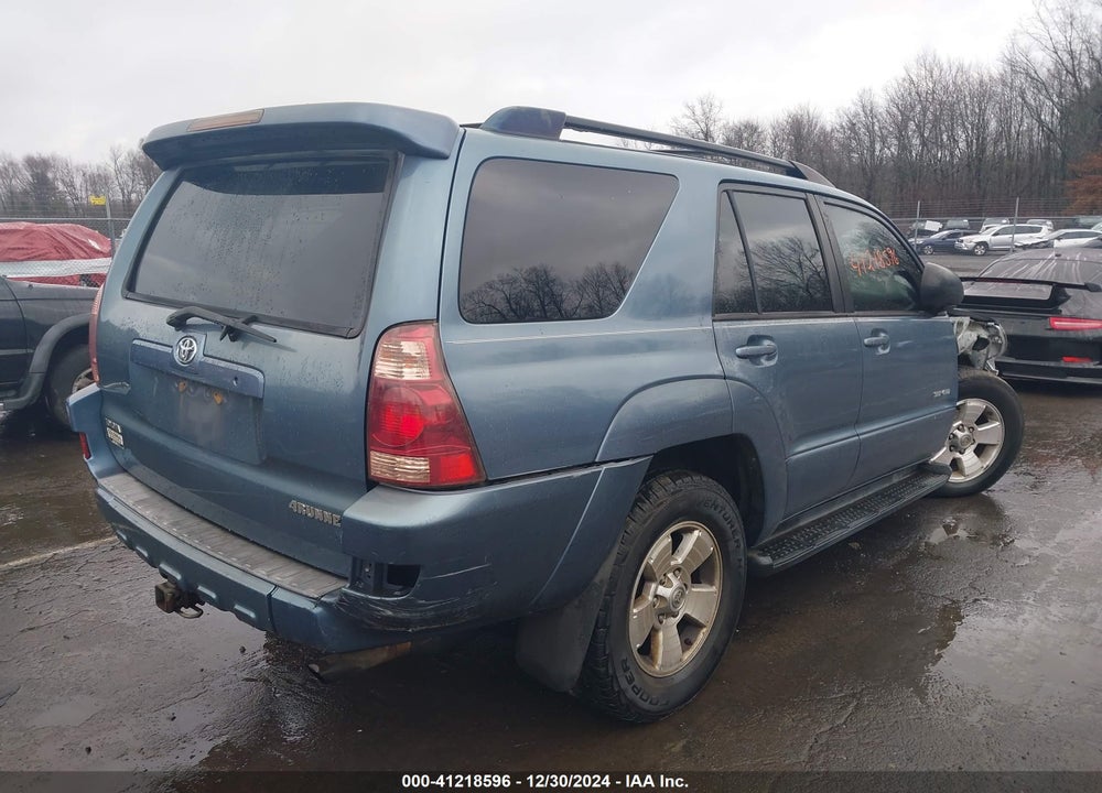 2005 TOYOTA 4RUNNER SR5 V6 VIN: JTEBU14R850078153