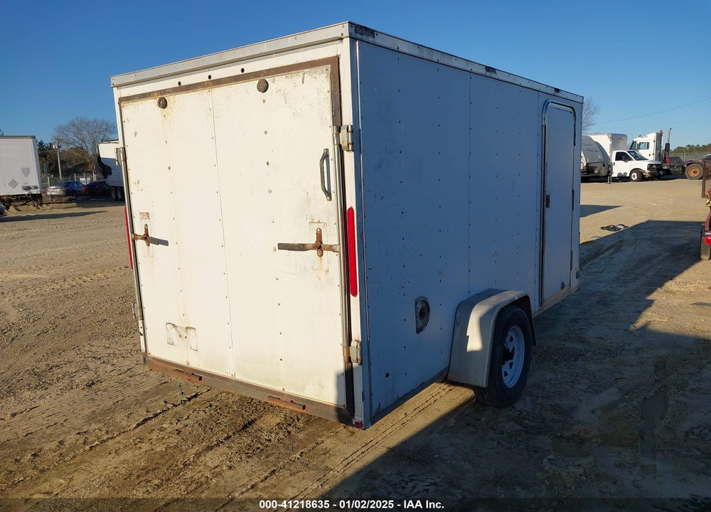 2012 LOOK TRAILERS ENCLOSED TRAILER VIN: 53BTB1212CU002432