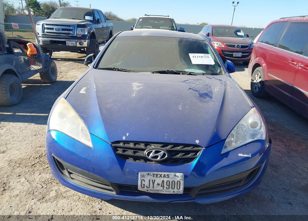 2010 HYUNDAI GENESIS 2.0T VIN: KMHHT6KD1AU028036