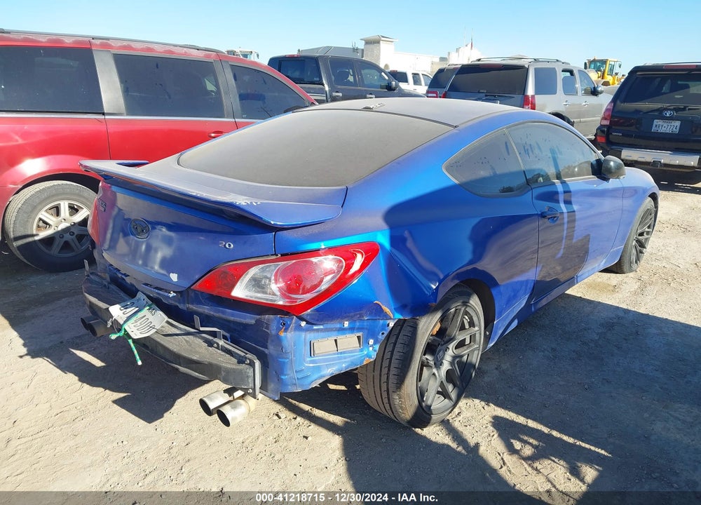 2010 HYUNDAI GENESIS 2.0T VIN: KMHHT6KD1AU028036